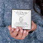 To My Soulmate Necklace – Romantic Jewelry Gift for Wife from Husband – Birthday, Anniversary, Valentine’s Day Gift with Message Card & Gift Box