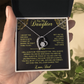Necklace For Daughter Top Gifts for Daughter on Christmas Valentine Day, Birthday gift to Daughter