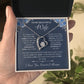 To My Wife Jewelry – Forever Love Necklace, Romantic Gift for Her, The Greatest Blessing in My Life, Perfect for Birthday, Christmas, Anniversary, or Valentine’s Day