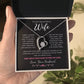 To My Wife Jewelry – Forever Love Necklace, Romantic Gift for Her, The Greatest Blessing in My Life, Perfect for Birthday, Christmas, Anniversary, or Valentine’s Day