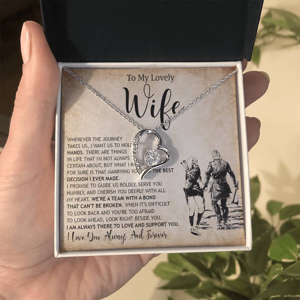 To My Lovely Wife Forever Love not Earing Template