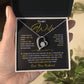 To My Wife Jewelry – Forever Love Necklace, Romantic Gift for Her, The Greatest Blessing in My Life, Perfect for Birthday, Christmas, Anniversary, or Valentine’s Day