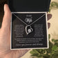 To My Wife Heart Necklace – Stainless Steel Pendant for Women – Meaningful Gift for Anniversary, Birthday, Christmas, Valentine’s Day