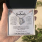 To My Soulmate Necklace – Romantic Jewelry Gift for Wife from Husband – Birthday, Anniversary, Valentine’s Day Gift with Message Card & Gift Box