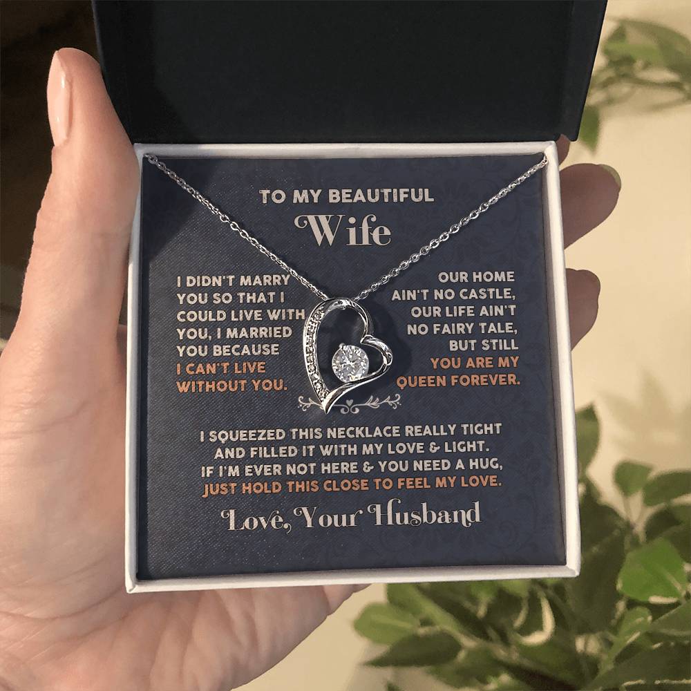 Wife love you Husaband Forever Love not Earing Template