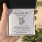 To My Soulmate Necklace – Romantic Jewelry Gift for Wife from Husband – Birthday, Anniversary, Valentine’s Day Gift with Message Card & Gift Box