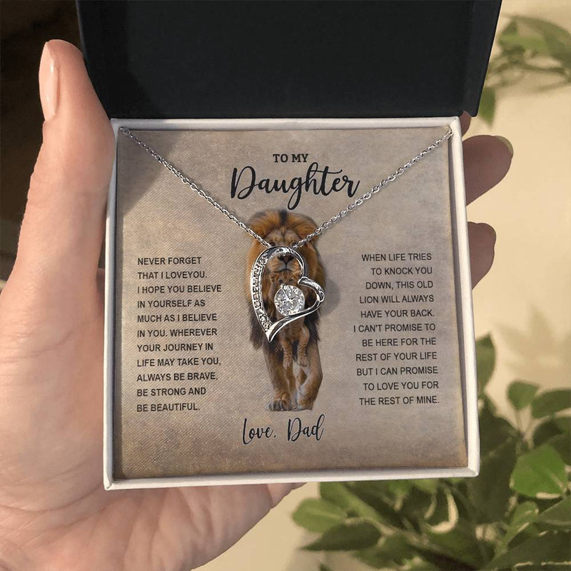 to my daughter lion Forever Love not Earing Template