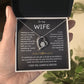 To My Wife Jewelry – Forever Love Necklace, Romantic Gift for Her, The Greatest Blessing in My Life, Perfect for Birthday, Christmas, Anniversary, or Valentine’s Day