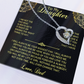 Necklace For Daughter Top Gifts for Daughter on Christmas Valentine Day, Birthday gift to Daughter
