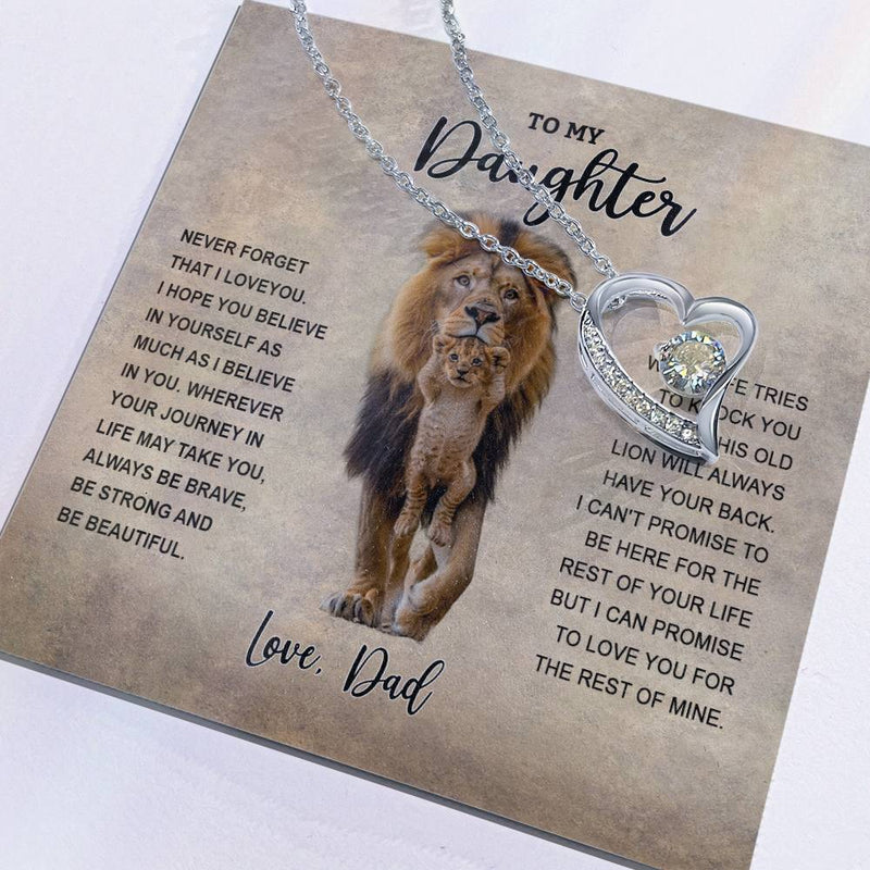 to my daughter lion Forever Love not Earing Template