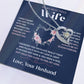 To My Wife Jewelry – Forever Love Necklace, Romantic Gift for Her, The Greatest Blessing in My Life, Perfect for Birthday, Christmas, Anniversary, or Valentine’s Day