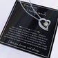 To My Girlfriend – Sterling Silver Forever Love Necklace, Meaningful Jewelry Gift for Her, Birthday, Anniversary, Valentine’s Day