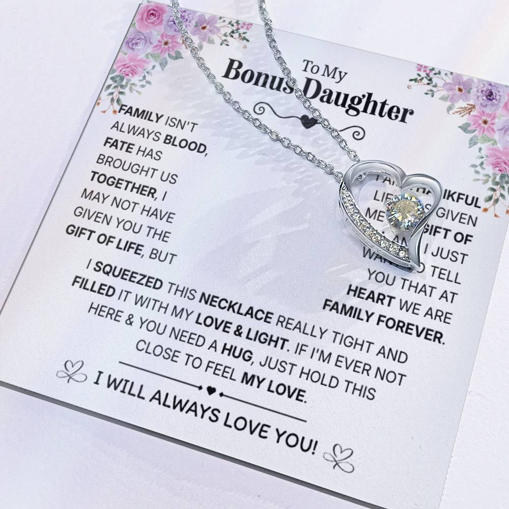To My Daughter Necklace from Dad – Christmas Gift for Daughter or Daughter-in-Law, Birthday Jewelry for Women, Valentine's Day & Mother's Day Present