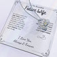 To My Future Wife Necklace - Promise Necklace For Her, Fiance Gifts For Her, Birthday Gifts For Future Wife With Message Card, To My Soulmate Necklace For Women Women Romantic Jewelry With Message Card, Gift Box