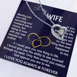 To my Wife from Husband Necklace Calla DecorGifts Foreverlove