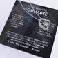 To My Beautiful Soulmate Necklace Girlfriend Soulmate Gift for Her To My Wife Necklace With Heartfelt Message And Elegant Gift Box for Women, Birthday Gifts For Wife Gifts From Husband Forever Love not Earing Template