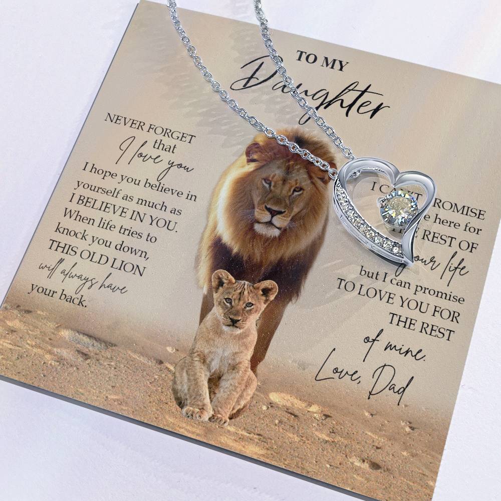 to my daughter never forget that Forever Love not Earing Template