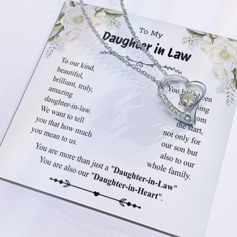 To My Daughter Necklace from Dad – Christmas Gift for Daughter or Daughter-in-Law, Birthday Jewelry for Women, Valentine's Day & Mother's Day Present