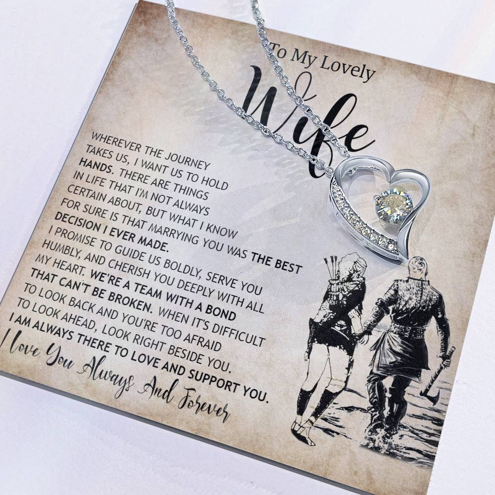 To My Lovely Wife Forever Love not Earing Template
