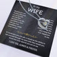 To My Wife Jewelry – Forever Love Necklace, Romantic Gift for Her, The Greatest Blessing in My Life, Perfect for Birthday, Christmas, Anniversary, or Valentine’s Day