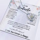 To My Soulmate Necklace – Romantic Jewelry Gift for Wife from Husband – Birthday, Anniversary, Valentine’s Day Gift with Message Card & Gift Box