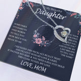 To My Beautiful Daughter sometimes Forever Love not Earing Template