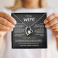 To My Wife Jewelry – Forever Love Necklace, Romantic Gift for Her, The Greatest Blessing in My Life, Perfect for Birthday, Christmas, Anniversary, or Valentine’s Day