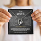 To My Wife Jewelry – Forever Love Necklace, Romantic Gift for Her, The Greatest Blessing in My Life, Perfect for Birthday, Christmas, Anniversary, or Valentine’s Day