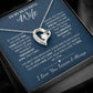 To My Wife Jewelry – Forever Love Necklace, Romantic Gift for Her, The Greatest Blessing in My Life, Perfect for Birthday, Christmas, Anniversary, or Valentine’s Day