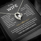 To My Wife Jewelry – Forever Love Necklace, Romantic Gift for Her, The Greatest Blessing in My Life, Perfect for Birthday, Christmas, Anniversary, or Valentine’s Day
