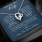 To My Wife Jewelry – Forever Love Necklace, Romantic Gift for Her, The Greatest Blessing in My Life, Perfect for Birthday, Christmas, Anniversary, or Valentine’s Day