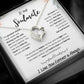 To My Soulmate Necklace – Romantic Jewelry Gift for Wife from Husband – Birthday, Anniversary, Valentine’s Day Gift with Message Card & Gift Box