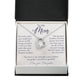 To My Mom – Sentimental Necklace with Heartfelt Card, Thoughtful Gifts from Daughter or Son for Mother’s Day, Birthday, Christmas