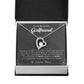 To My Girlfriend – Sterling Silver Forever Love Necklace, Meaningful Jewelry Gift for Her, Birthday, Anniversary, Valentine’s Day