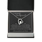 To My Girlfriend – Sterling Silver Forever Love Necklace, Meaningful Jewelry Gift for Her, Birthday, Anniversary, Valentine’s Day