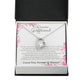 To My Girlfriend – Sterling Silver Forever Love Necklace, Meaningful Jewelry Gift for Her, Birthday, Anniversary, Valentine’s Day