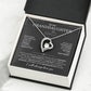 Granddaughter Gifts From Grandma Grandpa - To My Granddaughter Necklace With Heartfelt Message & Elegant Box, Jewelry Gift For Birthday, Graduation, Valentines, Mothers Day, Christmas & More