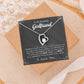 To My Girlfriend – Sterling Silver Forever Love Necklace, Meaningful Jewelry Gift for Her, Birthday, Anniversary, Valentine’s Day
