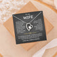 To My Wife Jewelry – Forever Love Necklace, Romantic Gift for Her, The Greatest Blessing in My Life, Perfect for Birthday, Christmas, Anniversary, or Valentine’s Day