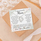 To My Mom – Sentimental Necklace with Heartfelt Card, Thoughtful Gifts from Daughter or Son for Mother’s Day, Birthday, Christmas