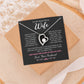 To My Wife Jewelry – Forever Love Necklace, Romantic Gift for Her, The Greatest Blessing in My Life, Perfect for Birthday, Christmas, Anniversary, or Valentine’s Day