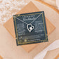 To My Soulmate Necklace – Romantic Jewelry Gift for Wife from Husband – Birthday, Anniversary, Valentine’s Day Gift with Message Card & Gift Box
