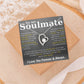 To My Soulmate Necklace – Romantic Jewelry Gift for Wife from Husband – Birthday, Anniversary, Valentine’s Day Gift with Message Card & Gift Box