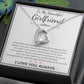To My Girlfriend – Sterling Silver Forever Love Necklace, Meaningful Jewelry Gift for Her, Birthday, Anniversary, Valentine’s Day