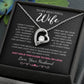 To My Wife Jewelry – Forever Love Necklace, Romantic Gift for Her, The Greatest Blessing in My Life, Perfect for Birthday, Christmas, Anniversary, or Valentine’s Day
