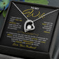 To My Wife Jewelry – Forever Love Necklace, Romantic Gift for Her, The Greatest Blessing in My Life, Perfect for Birthday, Christmas, Anniversary, or Valentine’s Day