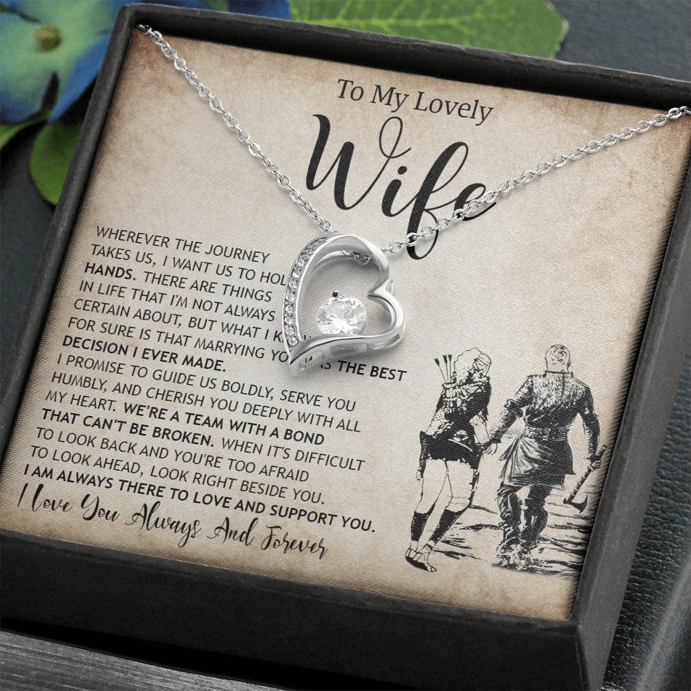 To My Lovely Wife Forever Love not Earing Template