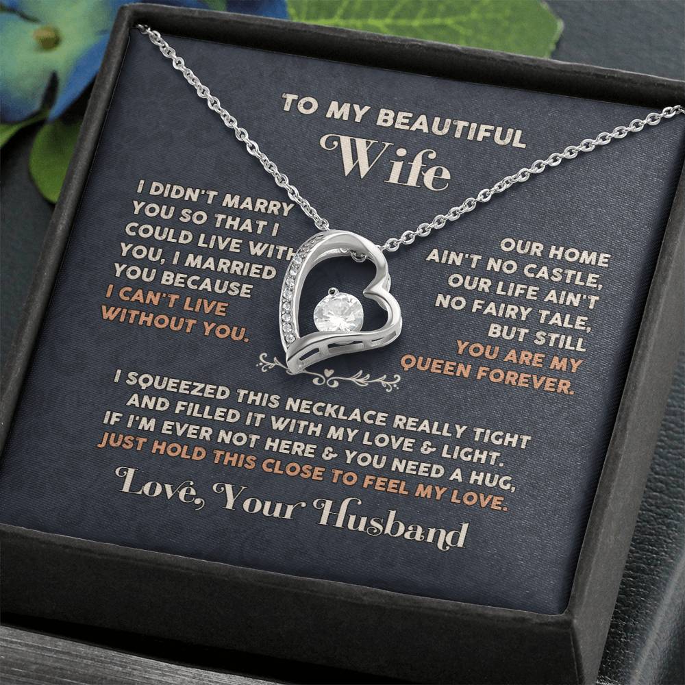 Wife love you Husaband Forever Love not Earing Template