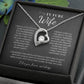 To My Future Wife Necklace - Promise Necklace For Her, Fiance Gifts For Her, Birthday Gifts For Future Wife With Message Card, To My Soulmate Necklace For Women Women Romantic Jewelry With Message Card, Gift Box