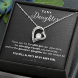 to my Daughter i love you Forever Love not Earing Template